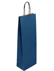 Taška na víno modrá MOZESA 14x8x39 (id:910001567)