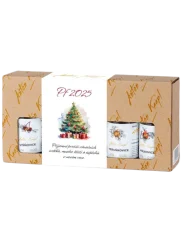 Set Anton Kaapl Přírodní dárkové balení destilátů s vánočním přebalem 5 x 0,05l (id:910001516)