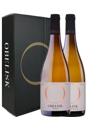 Obelisk balíček bílých aromatických vín + dárkové balení (id:910001361)