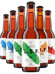 Set francouzského řemeslného piva L.B.F. 4+2 (id:910003554, 910003555, 910003556, 910003557)