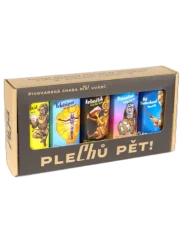 Set Pivovar Chříč Veselejších Plechů pět 5x0,5l + dárkové balení (id:910001851)