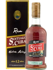 Rum Ron Santiago De Cuba Anejo Superior ele 12 0,7l 40% + Dárkové balení (id:910002079)