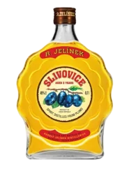 Slivovice Zlatá 3YO budík Rudolf Jelínek 0,7l 45% (id:102038)