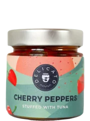 Třešňové papričky plněné tuňákem Delicatofood 190g (id:910002294)