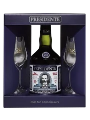 Rum Presidente Aňos 23YO solera 0,7l 40% se 2 sklenicemi + Dárkové balení (id:120810)