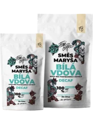 Káva Fixi Coffee Bílá vdova bezkofeinová káva 250g + dárkové balení (id:99910001618)