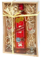 Medovina Kitl 0,5l 12,3% se skleničkami + Dárkové balení (id:165831)