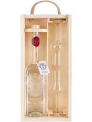 Sudlička Hruškovice 50% dřevěná kazeta + skleničky (id:103162)
