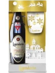 Rum Legendario Elixir Rum 7YO 0.7l 37% a hrnek + Dárkové Balení (id:120714)