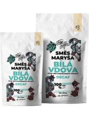 Káva Fixi Coffee Bílá vdova bezkofeinová káva 250g + dárkové balení (id:99910001618)