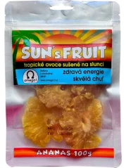 Sušený Ananas Sun's Fruit 100g