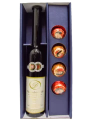 Set Oldřich Drápal Rulandské bílé a čokoládové pralinky + Dárkové balení (id:910001836)