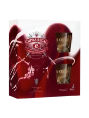 Whisky Chivas regal 12YO limited Manchester United 0,7l 40% + 2 x sklenice (id:132048)