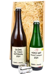 Set Dobrá Vinice Créme de Parc National 2021 a Herb-nat bezové bubliny 2024+ stopper + dárkové balení (id:910001665)