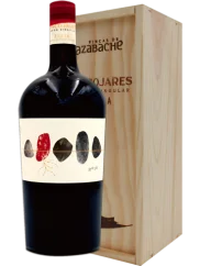 Azabache Garnacha Cascajares Vinedos Singular Rioja 2018 + Dřevěné dárkové balení (id:66358)
