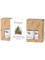 Set Anton Kaapl Přírodní dárkové balení destilátů s vánočním přebalem 5 x 0,05l (id:910001516)